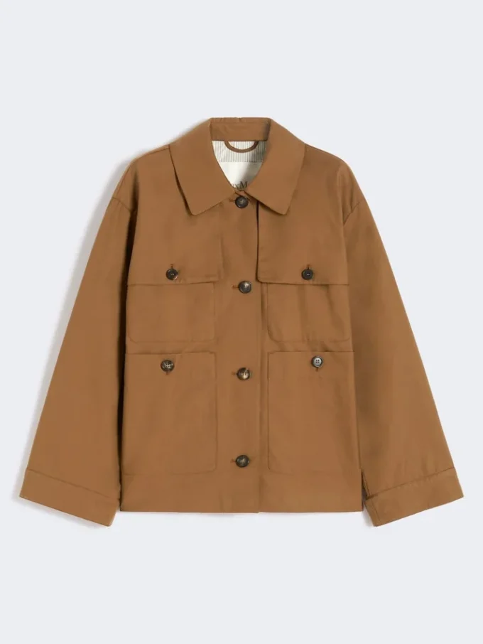 Veste en sergé déperlant, couleur tabac Veste en sergé déperlant, couleur tabac