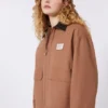 Veste en toile de coton, couleur tabac Veste en toile de coton, couleur tabac