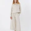 Veste en toile de lin, écru Veste en toile de lin, écru
