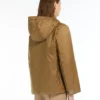 Veste matelassée à capuche hydrofuge, couleur caramel Veste matelassée à capuche hydrofuge, couleur caramel