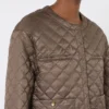 Veste matelassée en toile déperlante, marron noisette Veste matelassée en toile déperlante, marron noisette
