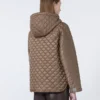Veste matelassée en toile matelassée déperlante, couleur tabac Veste matelassée en toile matelassée déperlante, couleur tabac
