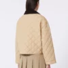 Veste matelassée réversible en tissu déperlant, beige Veste matelassée réversible en tissu déperlant, beige