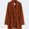 Veste style robe couleur camel, terra cotta Veste style robe couleur camel, terra cotta